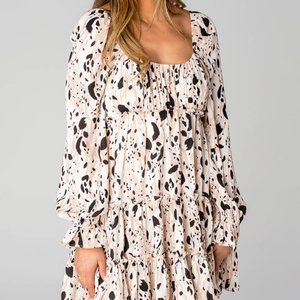 BuddyLove Doris Tiered Mini Dress Sz M